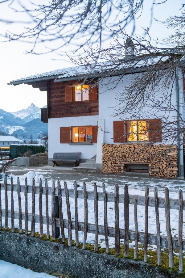 Haus Buachwald Villa Schruns Buitenkant foto